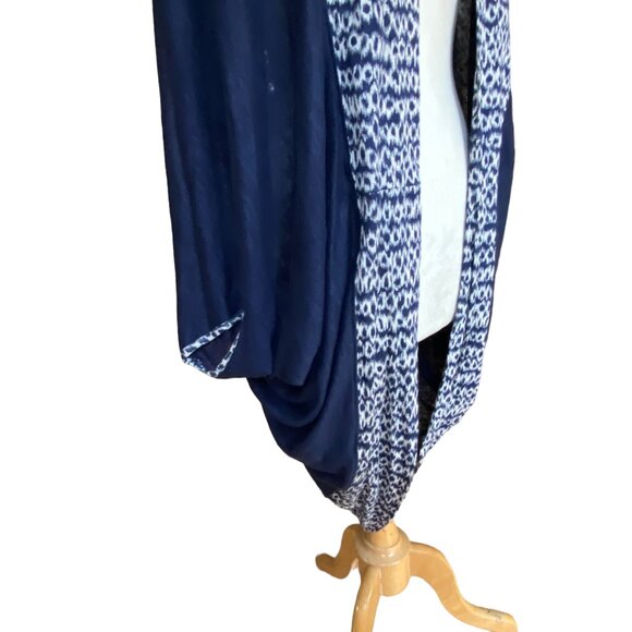 Saturday Sunday Anthropologie Linen Shrug Cardigan Aztec Coastal Oversized-M/L - Picture 5 of 14